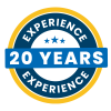 Watercrew 20 years experience logo